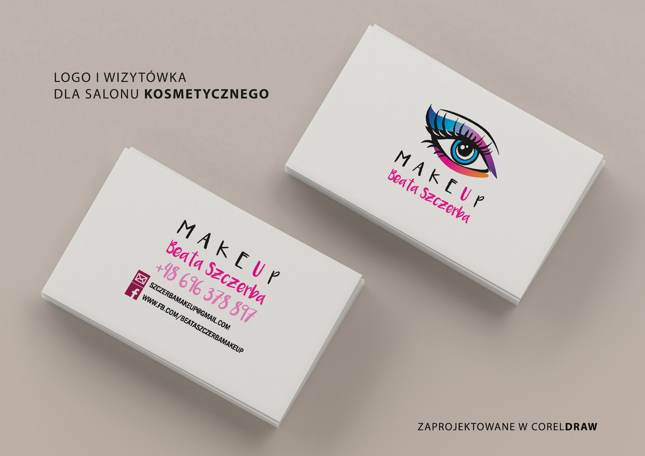 Make Up business card